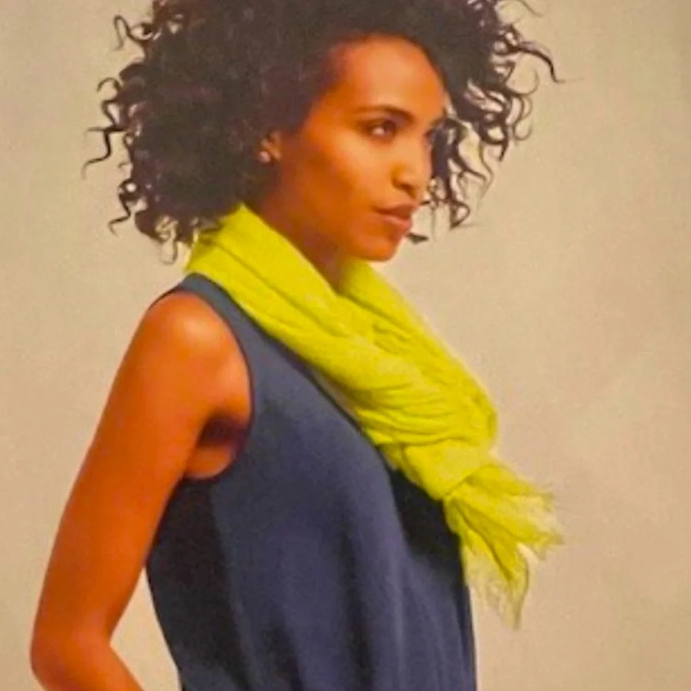 CAbi lime green pop scarf #226
